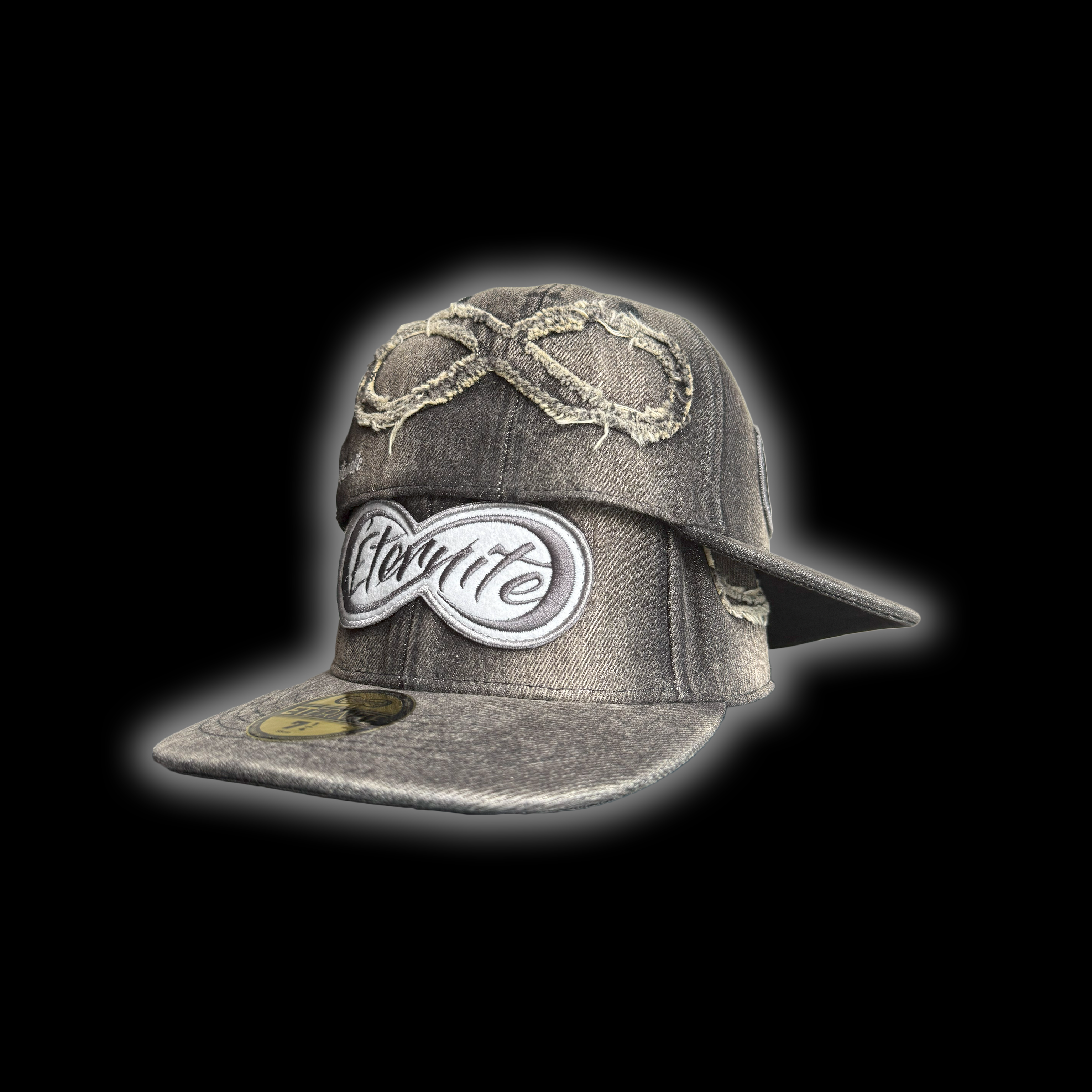 CASQUETTE EN JEAN NOIR (PRÉCOMMANDE)