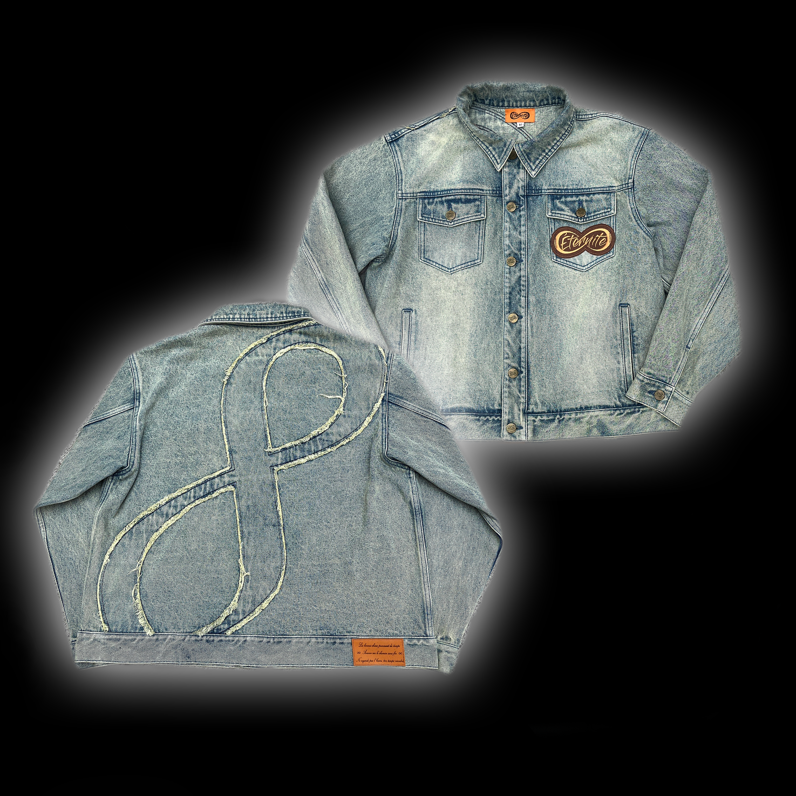 VESTE EN JEAN BLEU (PRÉCOMMANDE)