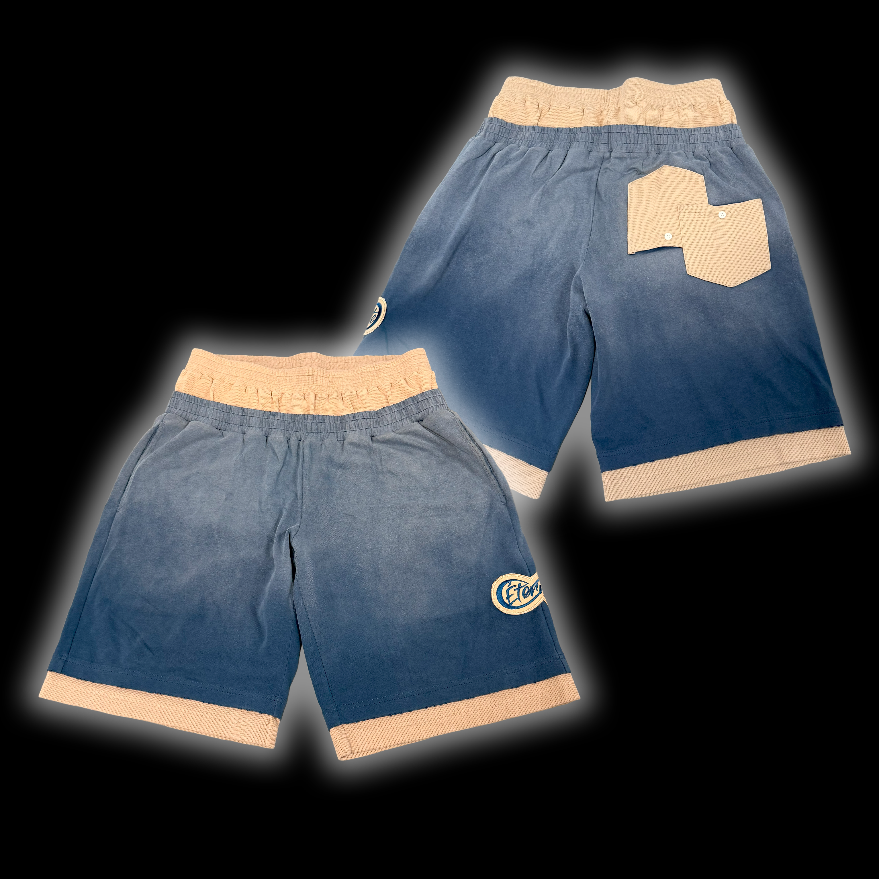 short bleu