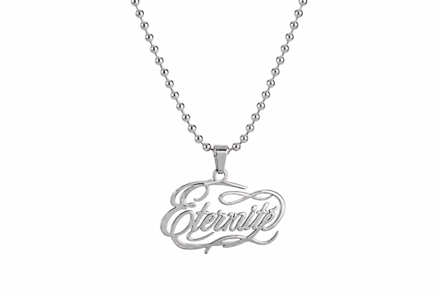 Collier Signature Éternité