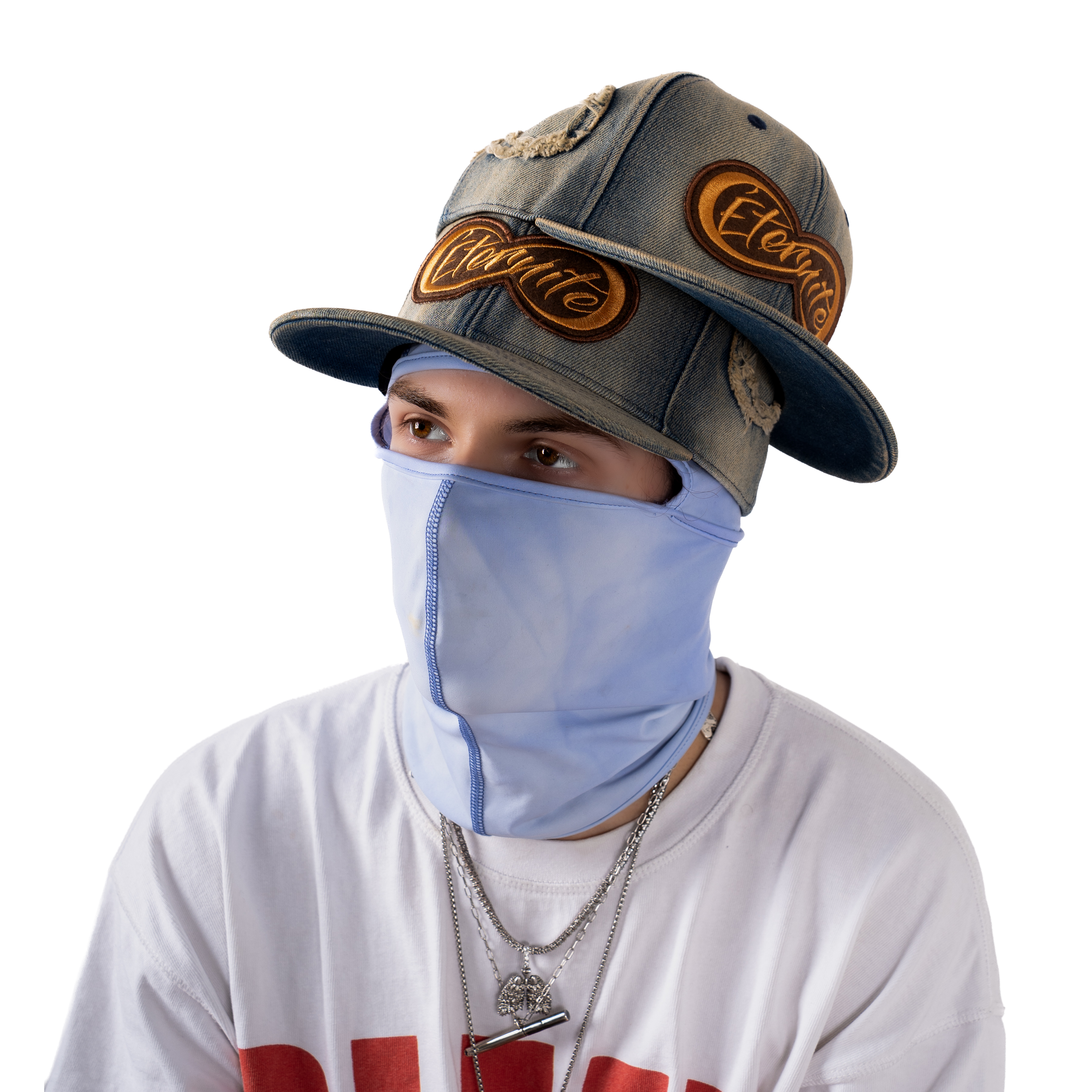 CASQUETTE EN JEAN BLEU