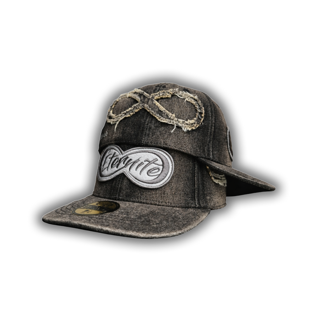 CASQUETTE EN JEAN NOIR