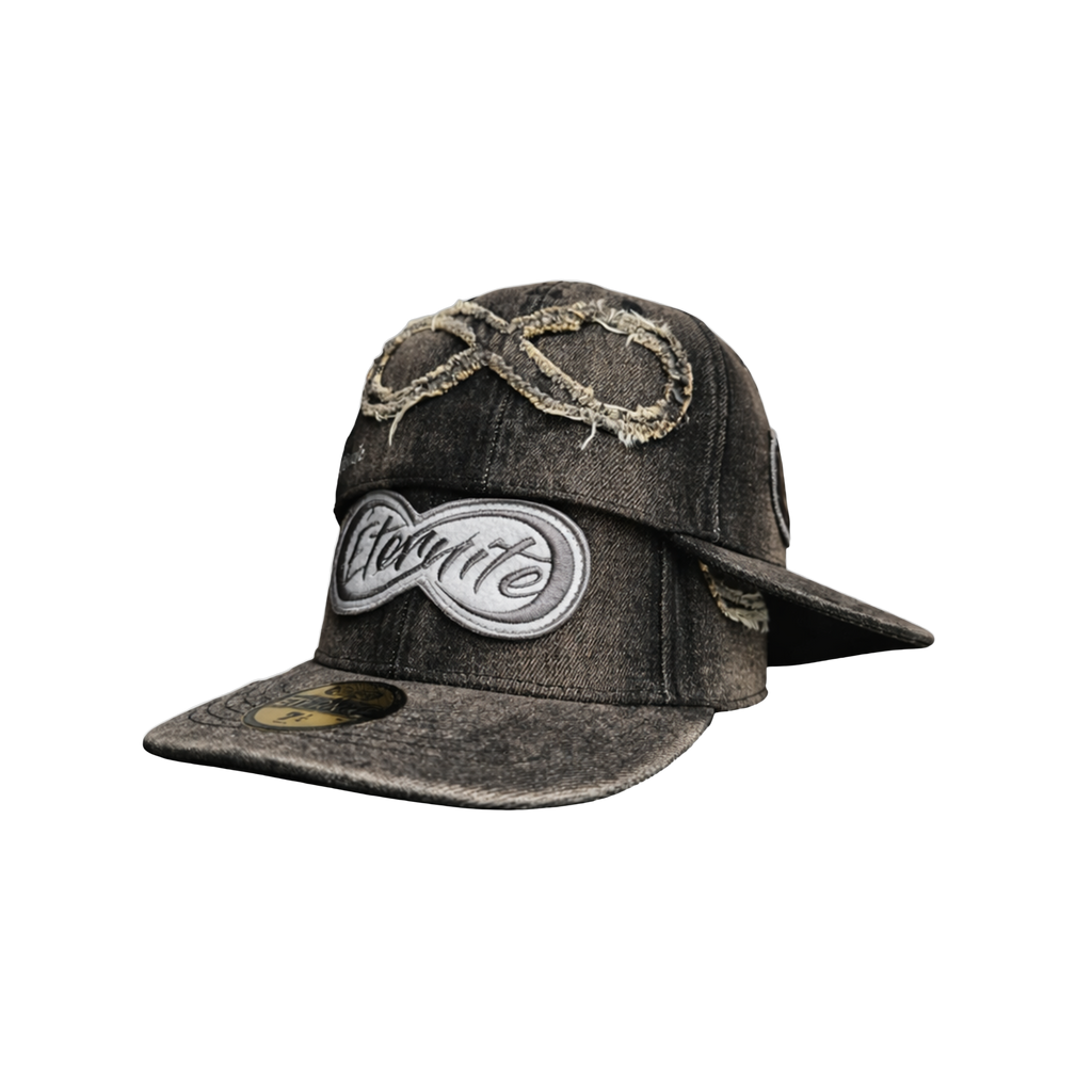 CASQUETTE EN JEAN NOIR